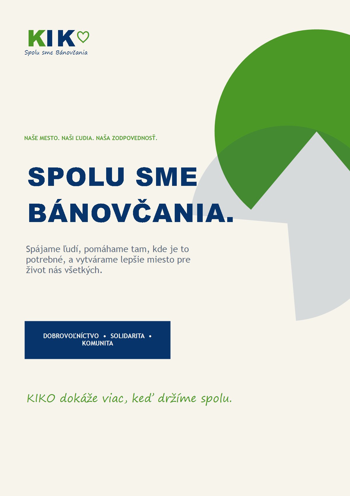 Titulná strana brožúry KIKO